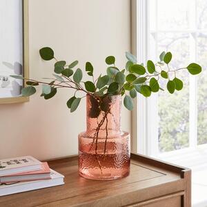 Dimpled Glass Vase