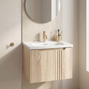 Bathroom vanity unit with sink Rea Rivo DB86-60L-3 Light 60cm