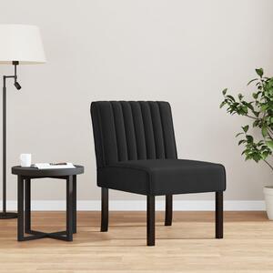 Slipper Chair Black Velvet