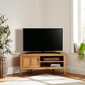 Churchgate Walton Corner TV Unit for TVs up to 42", Oak