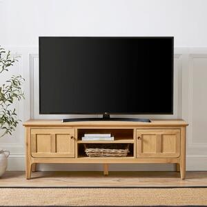 Churchgate Walton Wide TV Unit for TVs up to 55", Oak