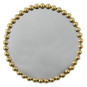 Annadel Beaded Round Wall Mirror