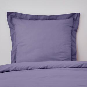 Non Iron Plain Dye Purple Continental Square Pillowcase