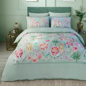 Soiree Tropical Leopard 200 Thread Count Duvet Cover and Pillowcase Set