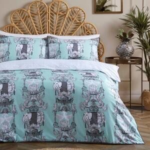 Laurence Llewelyn-Bowen Animalia 200 Thread Count Cotton Duvet Cover and Pillowcase Set