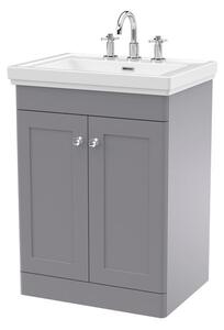 Classique Floor Standing 2 Door Vanity Unit with Basin