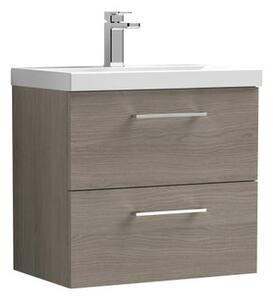 Arno Wall Mounted 2 Drawer Vanity Unit with Basin