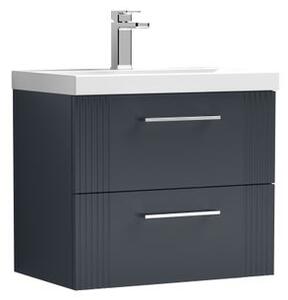 Deco Wall Mounted 2 Drawer Vanity Unit with Basin