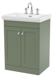 Classique Floor Standing 2 Door Vanity Unit with Basin