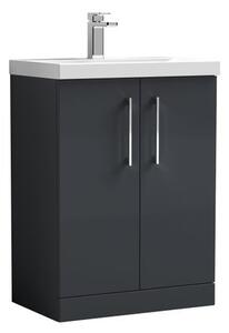 Arno Floor Standing 2 Door Vanity Unit with Basin