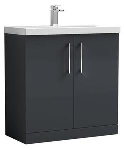 Arno Floor Standing 2 Door Vanity Unit with Basin