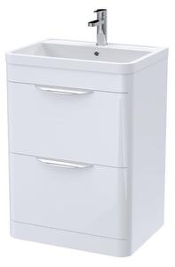 Parade Floor Standing Vanity Unit with Polymarble Basin