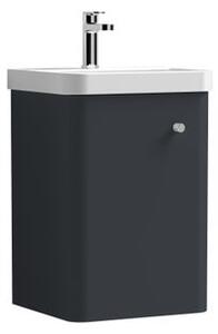 Core Wall Mounted 1 Door Vanity Unit with Basin