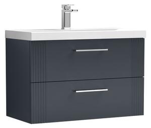 Deco Wall Mounted 2 Drawer Vanity Unit with Basin