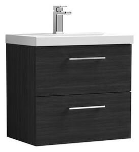 Arno Wall Mounted 2 Drawer Vanity Unit with Basin