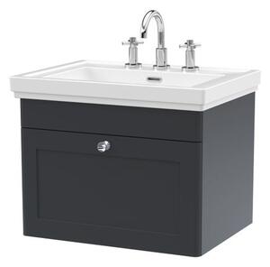 Classique Wall Mounted 1 Drawer Vanity Unit with Basin