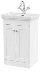 Classique Floor Standing 2 Door Vanity Unit with Basin