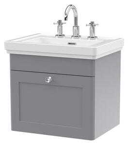 Classique Wall Mounted 1 Drawer Vanity Unit with Basin