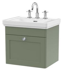 Classique Wall Mounted 1 Drawer Vanity Unit with Basin