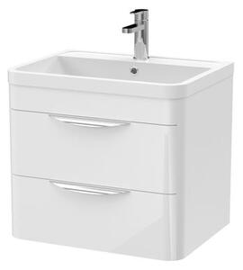 Parade Wall Mounted Vanity Unit with Ceramic Basin