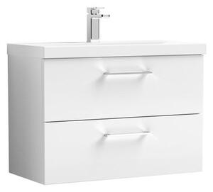 Arno Wall Mounted 2 Drawer Vanity Unit with Basin