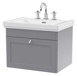 Classique Wall Mounted 1 Drawer Vanity Unit with Basin