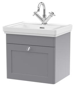 Classique Wall Mounted 1 Drawer Vanity Unit with Basin