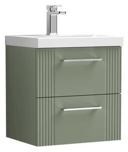 Deco Wall Mounted 2 Drawer Vanity Unit with Basin