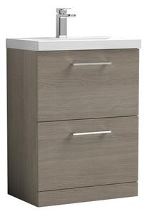 Arno Floor Standing 2 Drawer Vanity Unit with Basin