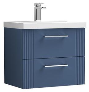 Deco Wall Mounted 2 Drawer Vanity Unit with Basin