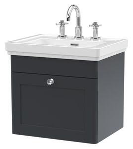 Classique Wall Mounted 1 Drawer Vanity Unit with Basin