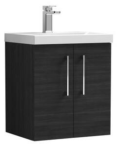 Arno Wall Mounted 2 Door Vanity Unit with Basin