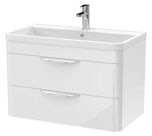 Parade Wall Mounted Vanity Unit with Polymarble Basin