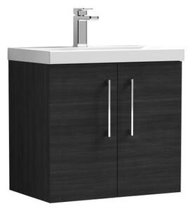 Arno Wall Mounted 2 Door Vanity Unit with Basin