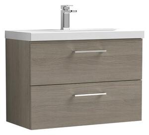 Arno Wall Mounted 2 Drawer Vanity Unit with Basin