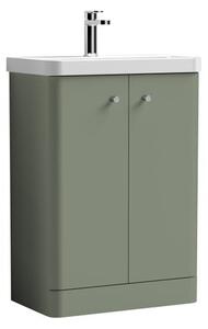 Core Floor Standing 2 Door Vanity Unit with Basin