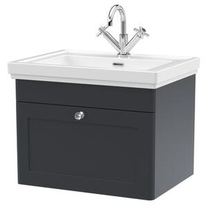 Classique Wall Mounted 1 Drawer Vanity Unit with Basin