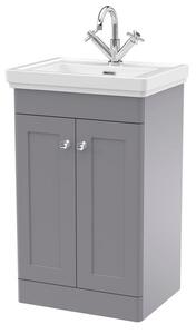 Classique Floor Standing 2 Door Vanity Unit with Basin