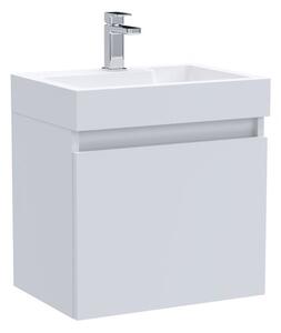 Merit 1 Door Wall Mounted Vanity Unit with Basin