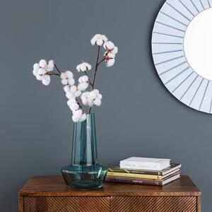 Set of 2 Artificial Cotton Ball Stems