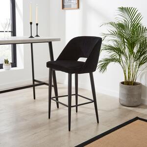 Lillia Velvet Bar Stool