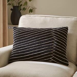 Rope Cotton Velvet Rectangular Cushion