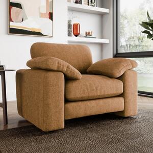 Magnus Vintage Soft Chenille Snuggle Sofa