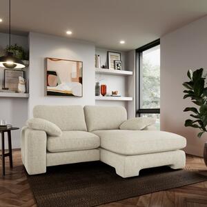 Magnus Soft Textured Chenille Corner Chaise Sofa