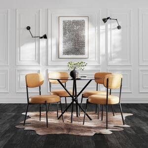 Smith Faux Leather Set of 2 Dining Chairs