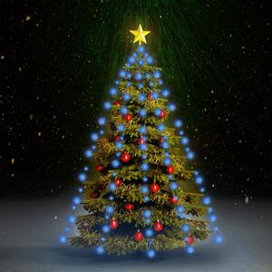 Christmas Tree Net Lights with 150 LEDs Blue 150 cm