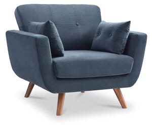Trom Velvet Armchair | Modern Scandi | Grey, Blue, Dark Green