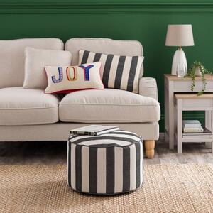 Beatrice Stripe Pouffe