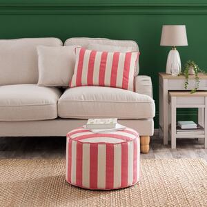 Beatrice Stripe Pouffe