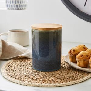 Reactive Glaze Effect Stoneware Kitchen Canister